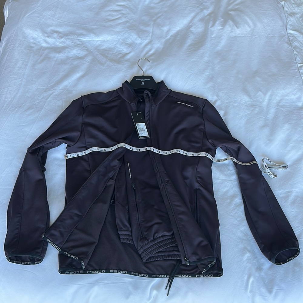 NWT Men’s Adidas Porsche Design, tracksuit size medium, dark shade